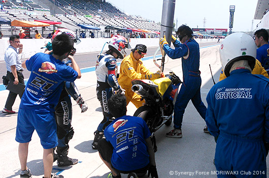 Pit work | Synergy Force MORIWAKI Club