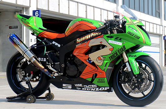 台湾国内選手権シリーズ TSF(台湾スピードフェスティバル) 参戦マシン KAWASAKI ZX-6R