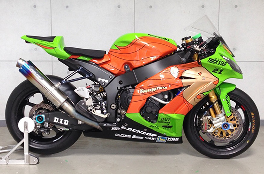 全日本ロードレース選手権シリーズ 第4戦　SUGOスーパーバイク120mile耐久レース 参戦マシン KAWASAKI ZX-10R