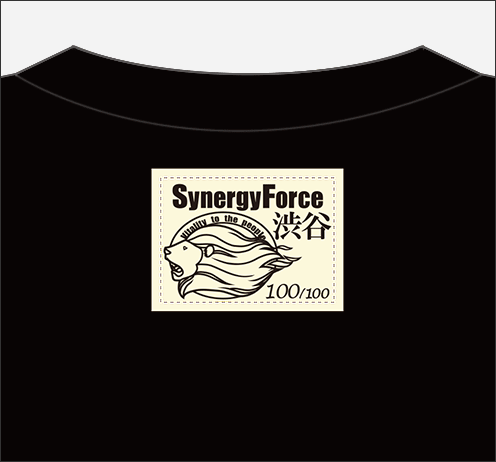 Synergy Force Original SHIBUYA T-Shirts back