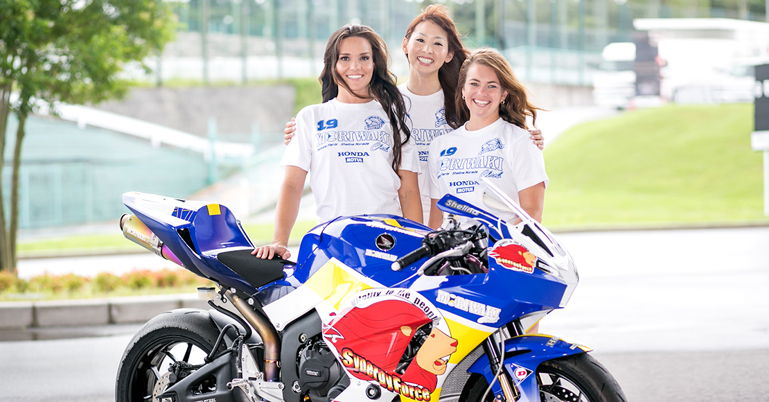 Synergy Force MORIWAKI Club Riders: Melissa Paris and Shelina Moreda